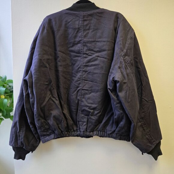 Workrite XXLarge Flame-Resistant Insulated Navy Blue Work Jacket With Knit Cuffs - Picture 2 of 16